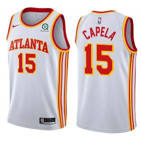 Dres Atlanta Hawks Clint Capela 15 Nike 2022-23 Association Edition Bijela Swingman